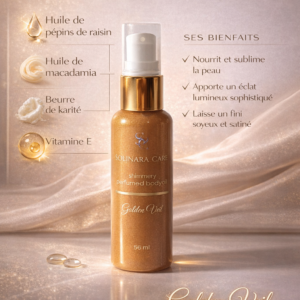 Golden Veil - Huile scintillante parfumée